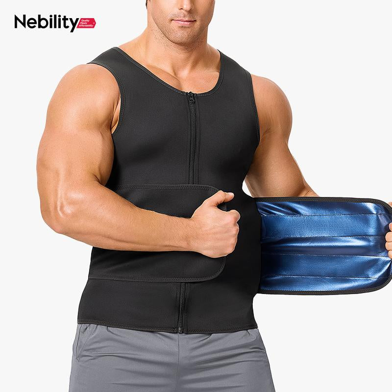 Sauna Sports Vest Suit Top