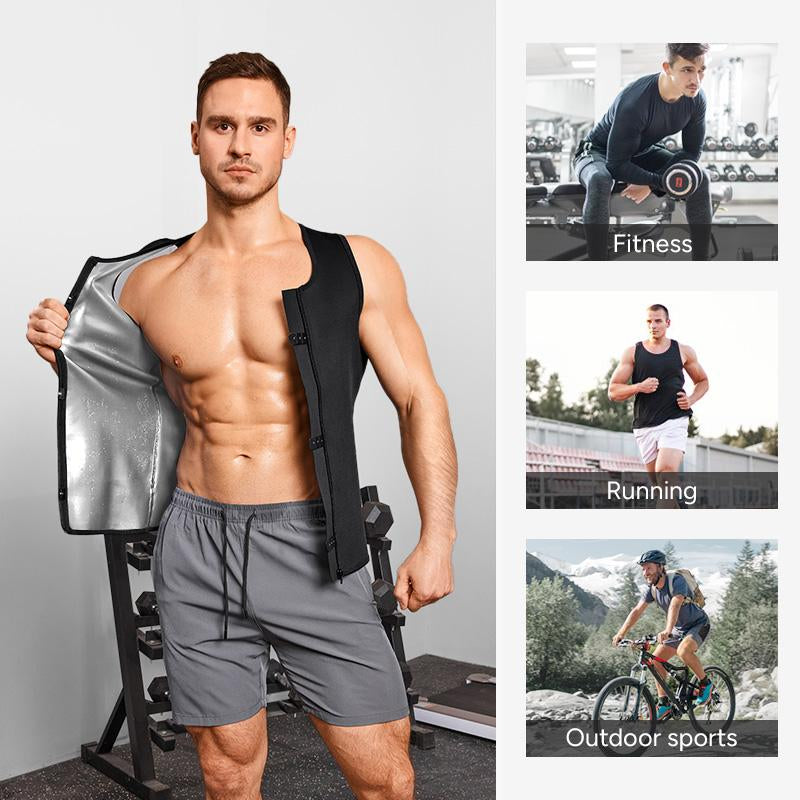 Sauna Sports Vest Suit Top